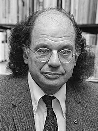 Allen Ginsberg (pictured in 1979) used his literary connections to get Junkie published through Ace Books. He later criticized the terms of publication as "ridiculous". Allen Ginsberg 1979 - cropped.jpg