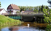 Bridge on the Upper Aller in Wolfsburg-Vorsfelde