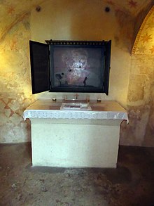 Altar no claustro