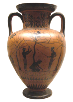 Amphora olive-gathering BM B226 02