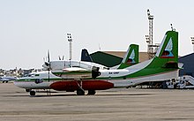 Antonow An-32P der Libyan Arab Air Cargo