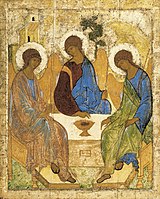 «Троица», Андрей Рублев, 1411 год или 1425—1427 / Trinity by Andrei Rublev