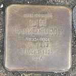 Ansbach Stolperstein Frankenburger, Luise.jpg