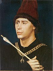 Rogier van der Weyden, Portrait d'Antoine de Bourgogne, vers 1460.