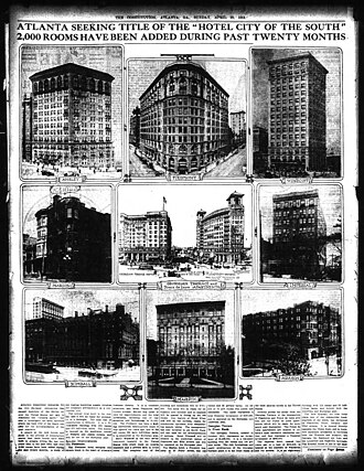 Majestic features in article from Atlanta Constitution of April 20, 1913 about city's hotels Article from Atlanta Constitution April 20, 1913 about city's new hotels.jpg