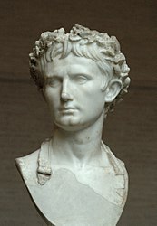 Augustus mit Bürgerkrone, „Augustus Bevilacqua-Büste“, Münchner Glyptothek