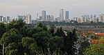 הנוף מהמצודה הצלבנית צפונה לכיוון תל אביב