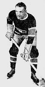 Babe Siebert, left-winger on the feared "S Line" Babe Siebert, Canadian ice hockey player.jpg