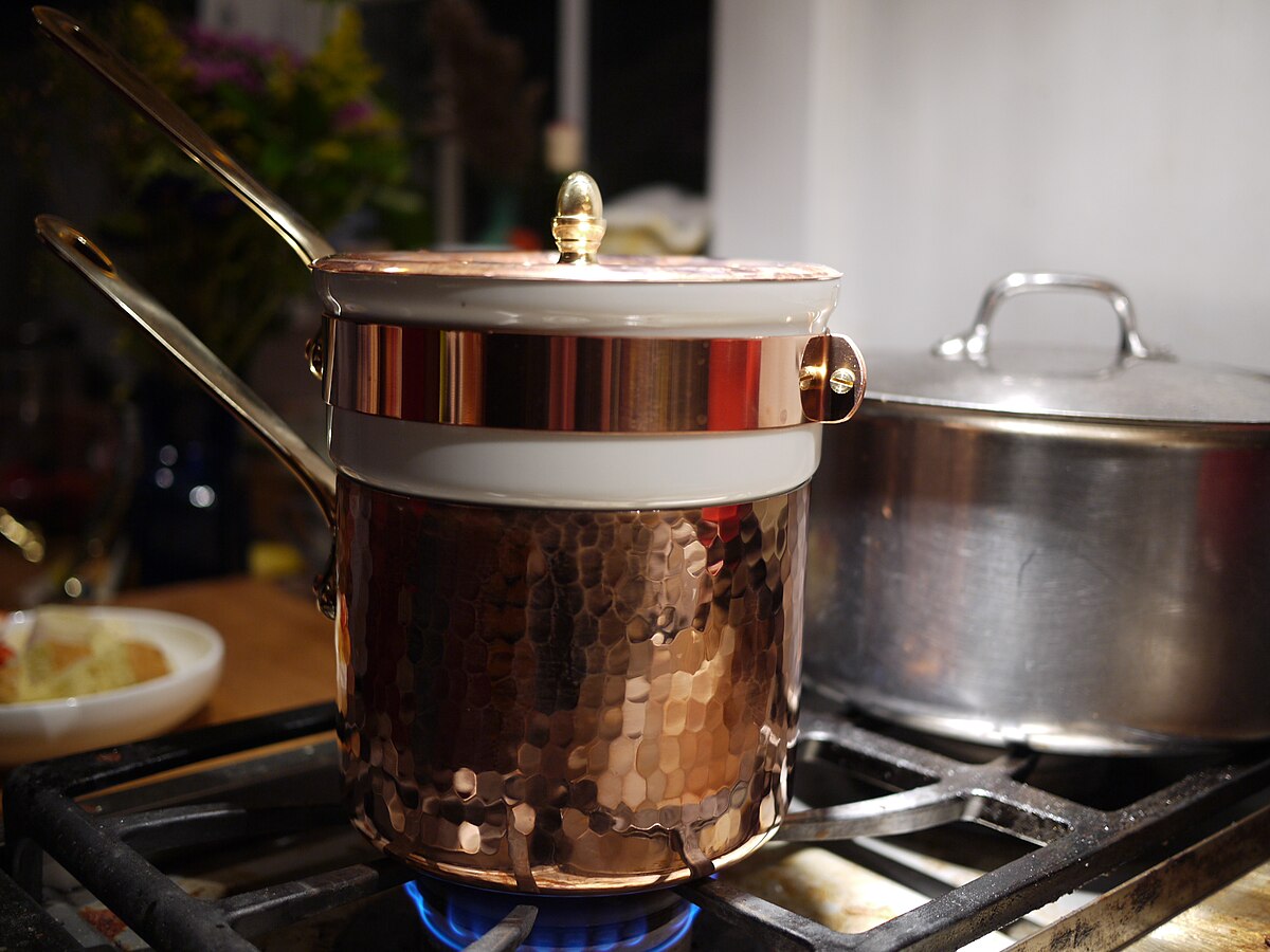 How To Make and Use a Double Boiler or Bain Marie - Veganbaking