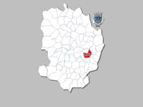 Localização no município de Barcelos