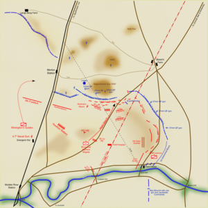Mapa de la batalla