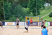 Deutsch: Beachhandball Europameisterschaften 2019 (Beach handball Euro); Tag 3: 4. Juli 2019 – Männer, Platzierungsrunde Gruppe III, Italien-Montenegro 2:0 (22:15, 18:7) English: Beach handball Euro; Day 3: 4 July 2019 – Men Consolation Round Group III – Italy-Montenegro 2:0 (22:15, 18:7)