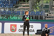 Deutsch: Beachhandball Europameisterschaften 2019 (Beach handball Euro); Tag 3: 4. Juli 2019 – Frauen, Hauptrunde Gruppe II, Deutschland-Spanien 1:2 (18:24, 24:14, 8:9) English: Beach handball Euro; Day 3: 4 July 2019 – Women Main Round Group II – Germany-Spain 1:2 (18:24, 24:14, 8:9)