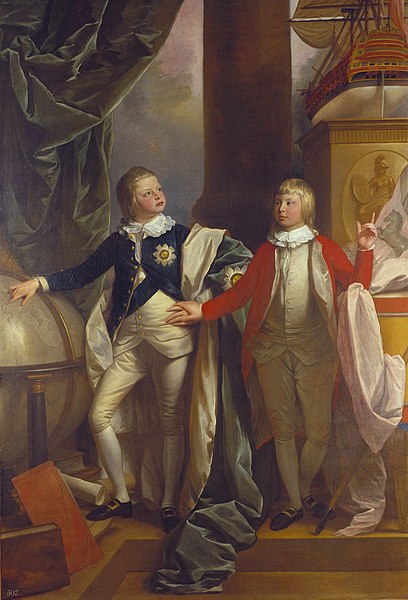 File:Benjamin West (1738-1820) - William IV, when Prince William, and Edward, Duke of Kent, when Prince Edward - RCIN 403398 - Royal Collection.jpg