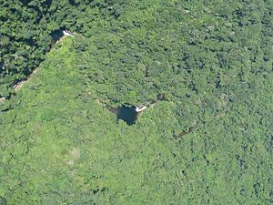 Das Bladen Nature Reserve aus der Luft