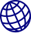 Blue globe icon.svg