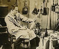 Bobby Edwards creating ukeleles