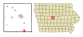Boone County Iowa Incorporated and Unincorporated areas Madrid Highlighted.svg