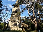 Parish Church of All Saints Broughton Church tower.JPG