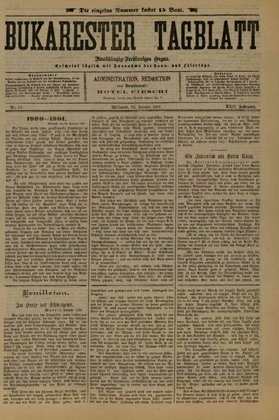 File:Bukarester Tagblatt 1901-01-16, nr. 011.pdf