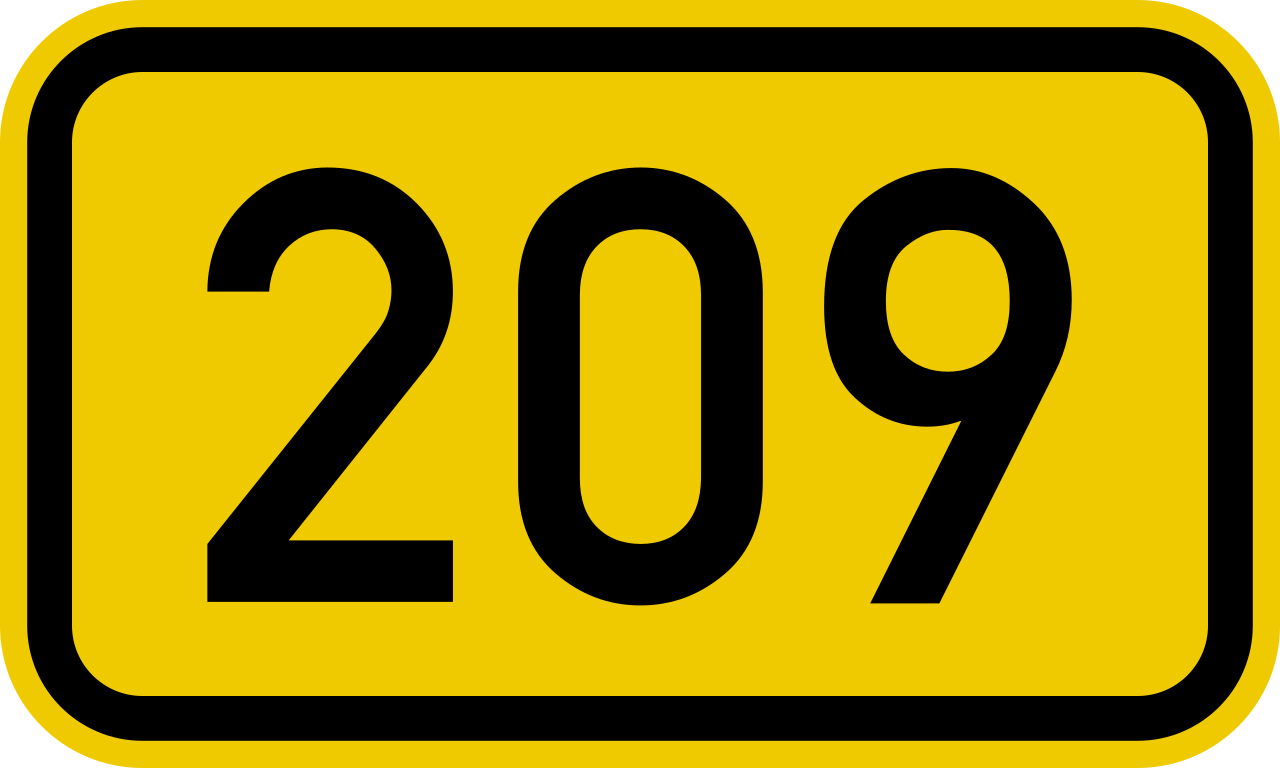 File:Bundesstraße 209 number.svg - Wikipedia