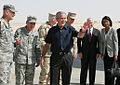 George W. Bush at the airbase on 2007-09-03.