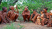 Hunter-gathered family of southern Africa