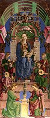 The Virgin and Child Enthroned