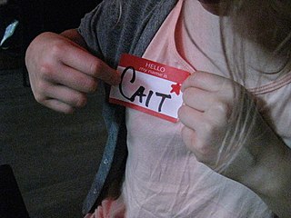 <span class="mw-page-title-main">Name tag</span> Item worn on someones clothes telling the wearers name