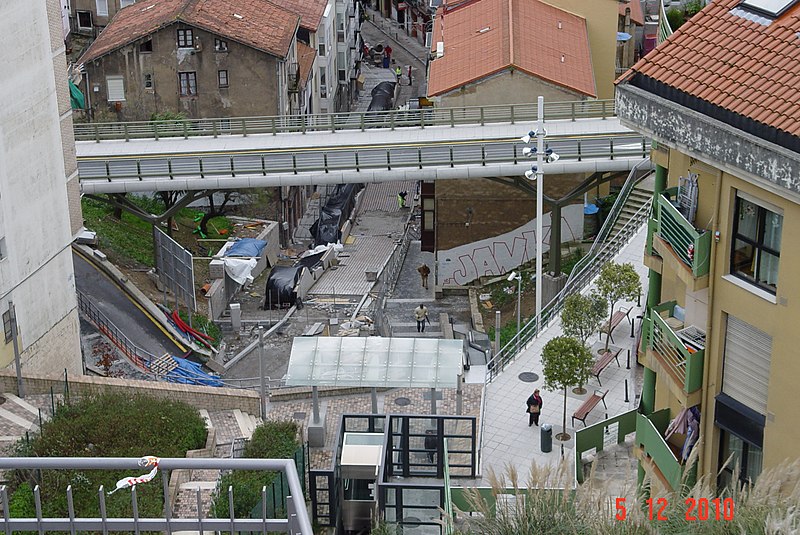 File:Calle Rio de la Pila Funicular. Santander.Cantabria. Spain.Europe. - panoramio.jpg