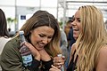 English: Jenni Bowden and Donna Bissett from Can-linn during a Meet & Greet at the Eurovision Song Contest 2014. Svenska: Jenni Bowden och Donna Bissett från Can-linn på en Meet & Greet under Eurovision Song Contest 2014.