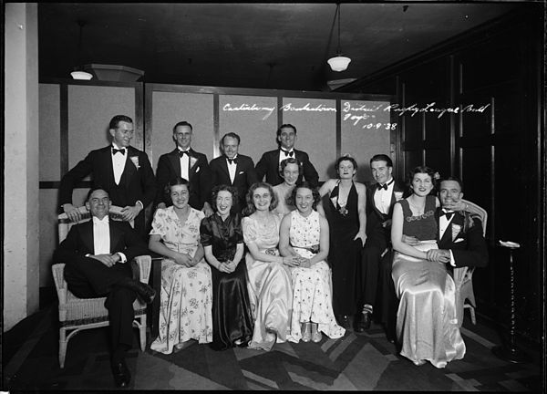 The third annual Club Ball, 1938, from the Tom Lennon collection, courtesy of the Powerhouse Museum