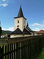 Čiastočne zachovalá tetrakoncha Kostola Najsvätejšej Trojici v Chrasti nad Hornádom, Slovensko