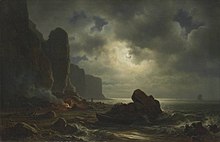 Christian Morgenstern: Küste von Helgoland, 1863