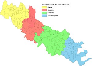 Provincia Di Cremona: Circoscrizioni, Geografia fisica, Storia