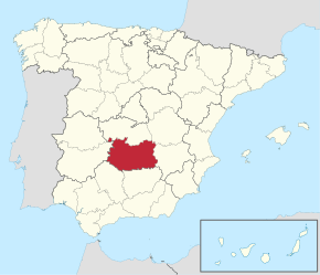 Kart over Ciudad Real