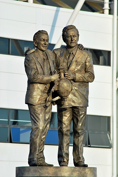 Clough and Taylor Statue