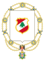 Coat of Arms of Camille Chamoun (Spanish Order of the Civil Merit).svg