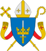 Coat of arms of the Diocese of Stockholm.svg