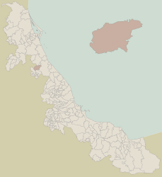 Coatzintla – Mappa