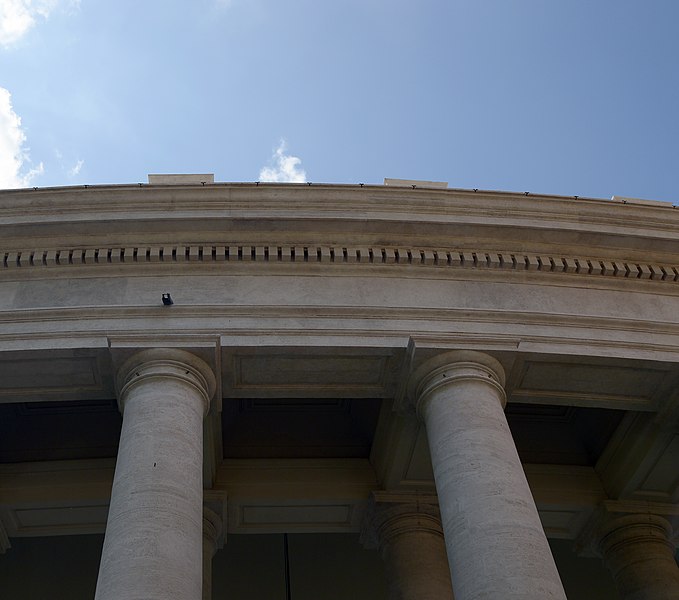 File:Colonnade of St. Peter and sky.jpg