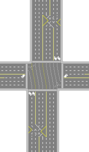 Miniatuur voor Continuous-flow intersection