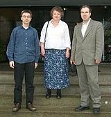 Alexandra Shlapentokh (middle) in 2003 CornelissenGunther ShlapentokhAlexandra MatiyasevichYuri MFO6700.jpg