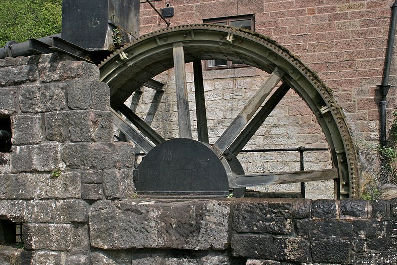 File:Cromford - water wheel.jpg