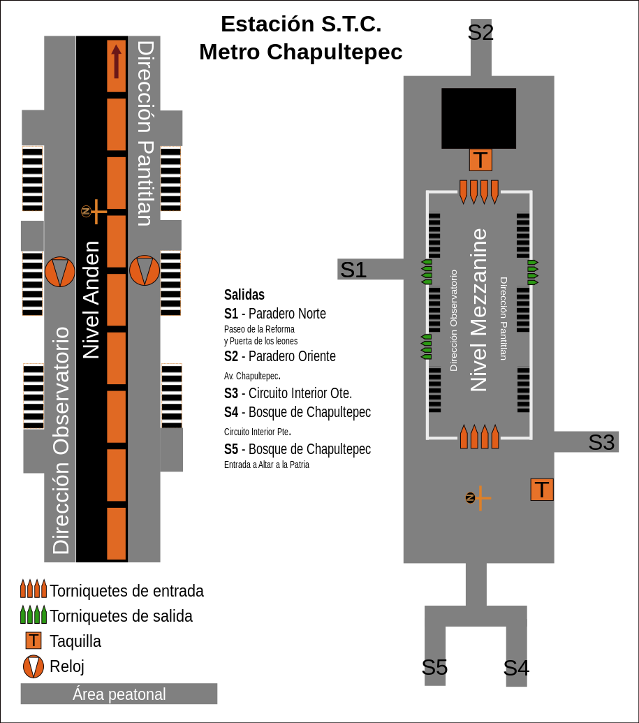 Archivo:Croquis Metro Chapultepec MEX  - Wikipedia, la enciclopedia  libre