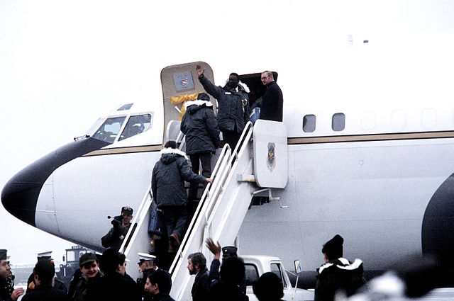 January 20, 1981: American hostages leave Iran after 444 days