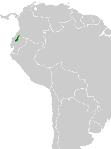 Dacnis berlepschi map.svg