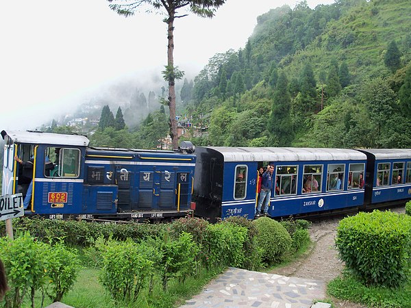 Image: Darjeeling Toy Train at Batasia Loop