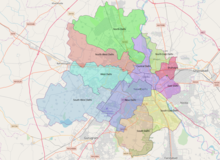 Districts of Delhi Delhi districts.png