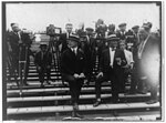 Thumbnail for File:Dempsey-Carpentier boxing match at Boyle's Thirty Acres, Jersey City, N.J.- Tex Rickard standing between 2 men in front of photographers LCCN2002718087.jpg